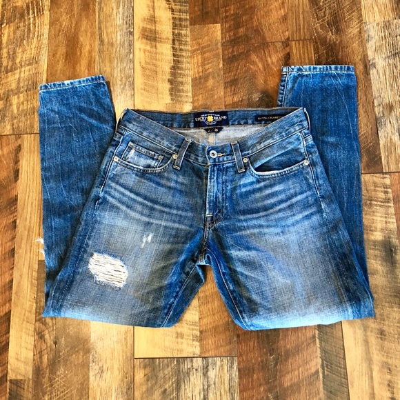 Lucky Brand Denim - LUCKY BRAND Sienna Cigarette Distressed Jeans